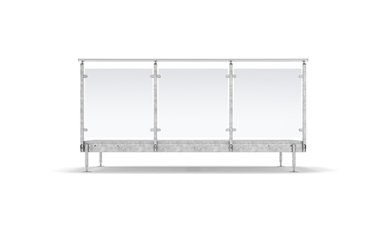 Gangbro Gelænder Glas