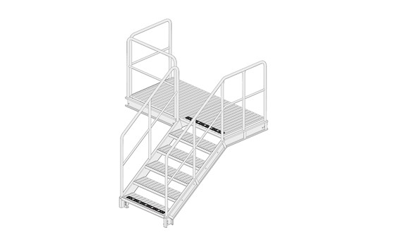 Repos, afstigning med udvidet repos