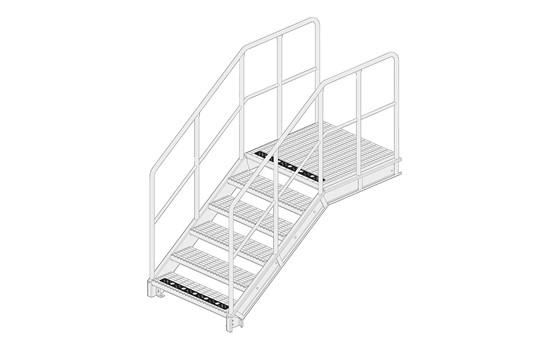 Repos, afstigning ligefrem